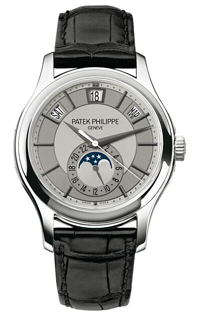 Replica Watch Patek Philippe Annual Calendar 5205 White Gold Grey 5205G-001